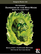 DotMM: Skullport Campaign Setting (Waterdeep: Dungeon of the Mad Mage)