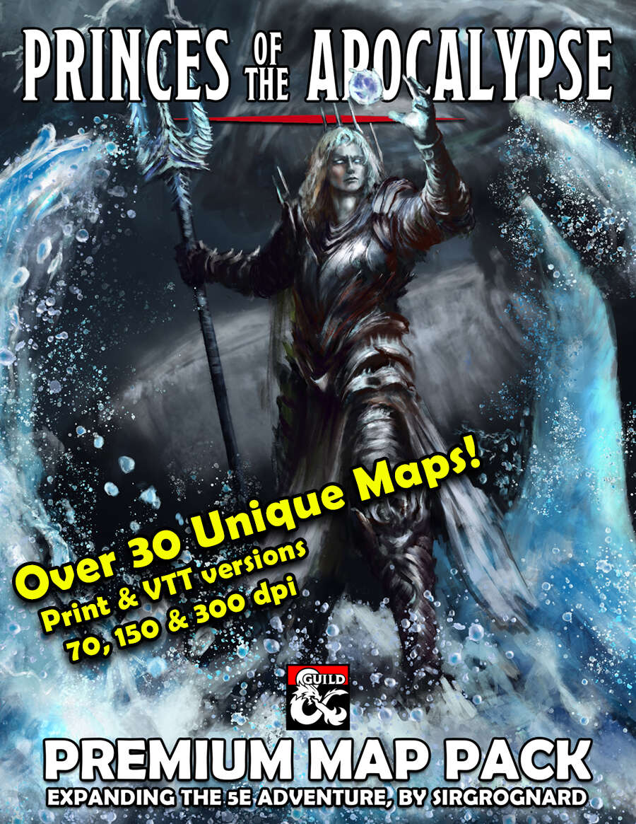 Princes of the Apocalypse - Premium Map Pack - Dungeon Masters