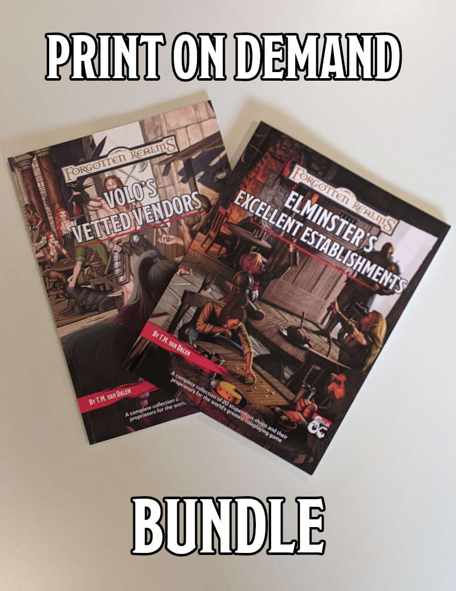 Volo's & Elminster's Stupendous Shops (print) [BUNDLE] - Dungeon ...