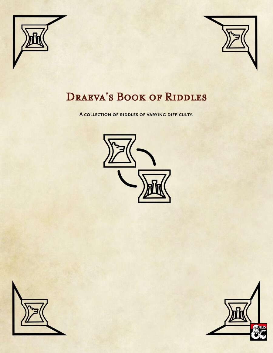 Draeva's Book of Riddles - Dungeon Masters Guild | DriveThruRPG