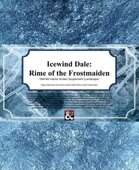 (Landscape) DM/GM Screen Supplement Icewind Dale