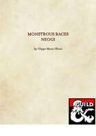 Monstrous Races - Neogi