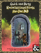 Quick and Dirty Dual Race Feats for One D&D