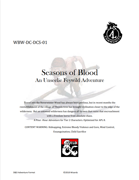 WBW-DC-DCS-01 Seasons of Blood