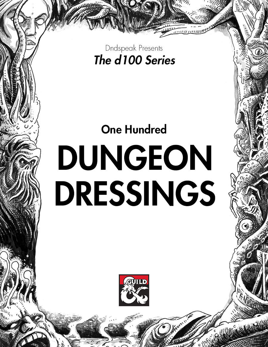 100 Dungeon Dressings - Dungeon Masters Guild | DriveThruRPG