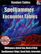 Spelljammer Encounter Tables