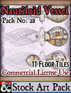 Nautiloid Vessel - Stock Art Tiles