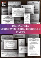 Strixhaven Extracurricular Flyers - Digital Print Files