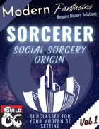 MODERN SUBCLASSES Vol 1: Sorcerer