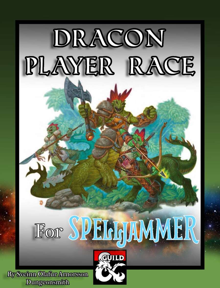 Dracon Player Race for Spelljammer - Dungeon Masters Guild | DriveThruRPG
