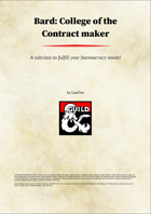 Bard: College of the Contract maker