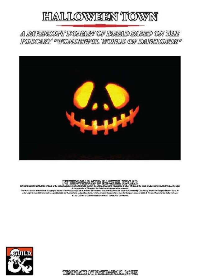 Halloween Town: A Ravenloft Domain of Dread - Dungeon Masters Guild ...