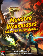 Monster Weaknesses (Softcover Print) [BUNDLE]