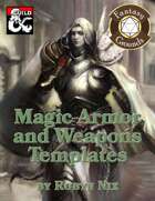 Magic Armor and Weapons Templates (Fantasy Grounds)