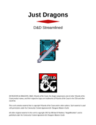 Just Dragons - D&D Streamlined (Beta)