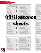 5e Character Milestones Sheets