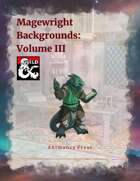 5 Magewright Backgrounds: Volume III