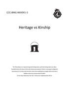 CCC-BMG-MOON1-3 Heritage vs Kinship