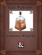 Epic Potions Volume XI to XV [BUNDLE]