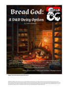 Bread God: D&D Deity Option (Erdans Homebrew)