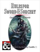 Rules for Sword and Sorcery