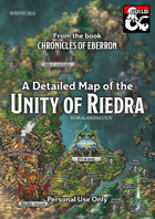 Map of the Unity of Riedra - Chronicles of Eberron