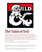 The Taint of Evil - A Converted 5E Ruleset