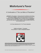 Misfortune's Favor