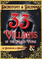 33 Villains of Multi-Verse