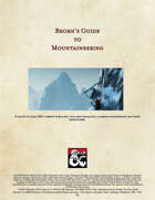 Beorn's guide to mountaineering