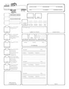 Bundle Sheets: Character, Background, Equipment, Notes, DM Character Tracker