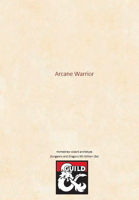 Arcane Warrior (Маг-воитель)