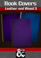 Book Covers: Leather and Wood 3