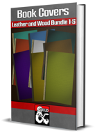 Book Covers: Leather and Wood 1-5 [BUNDLE]