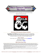 Nim's Character Options - The Cleric