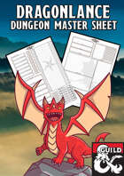 Dragonlance Dungeon Master Sheet - DM Companion