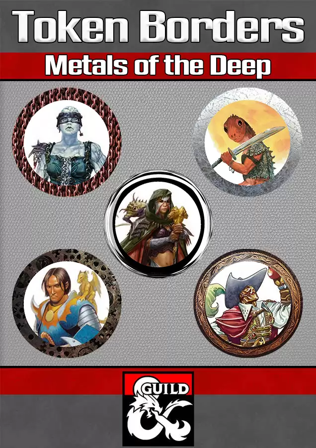 Token Borders: Metal of the Deep - Dungeon Masters Guild | DriveThruRPG