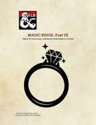 Magic Rings Part III
