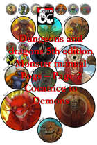 DND 5E MM Tokens - Cocatrice to Demons