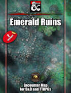 Emerald Ruins battlemap with Fantasy Grounds support
