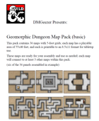 36 Geomorphic Dungeon Map Tiles