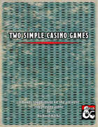 Two Simple Casino Games