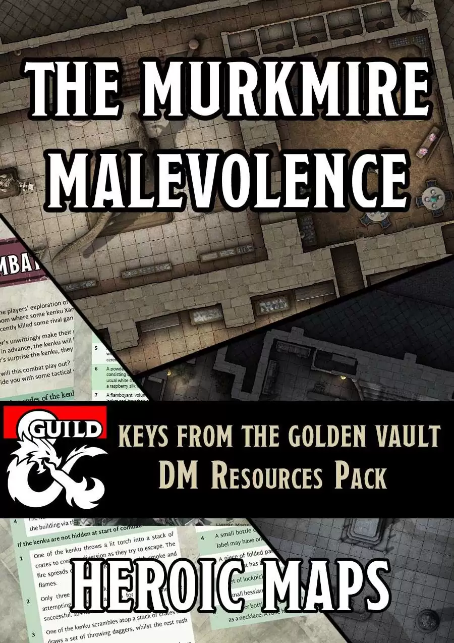 Keys from the Golden Vault: The Murkmire Malevolence DM Resources Pack ...