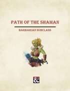 Path of the Shaman Barbarian