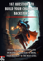 187 Questions to Build your Character Backstory