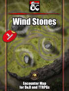Wind Stones battlemap w/Fantasy Grounds support - TTRPG Map