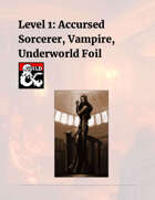Level 1 Vampire Accursed Sorcerer Magewright