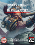 Orson's Manual of Martial Mastery