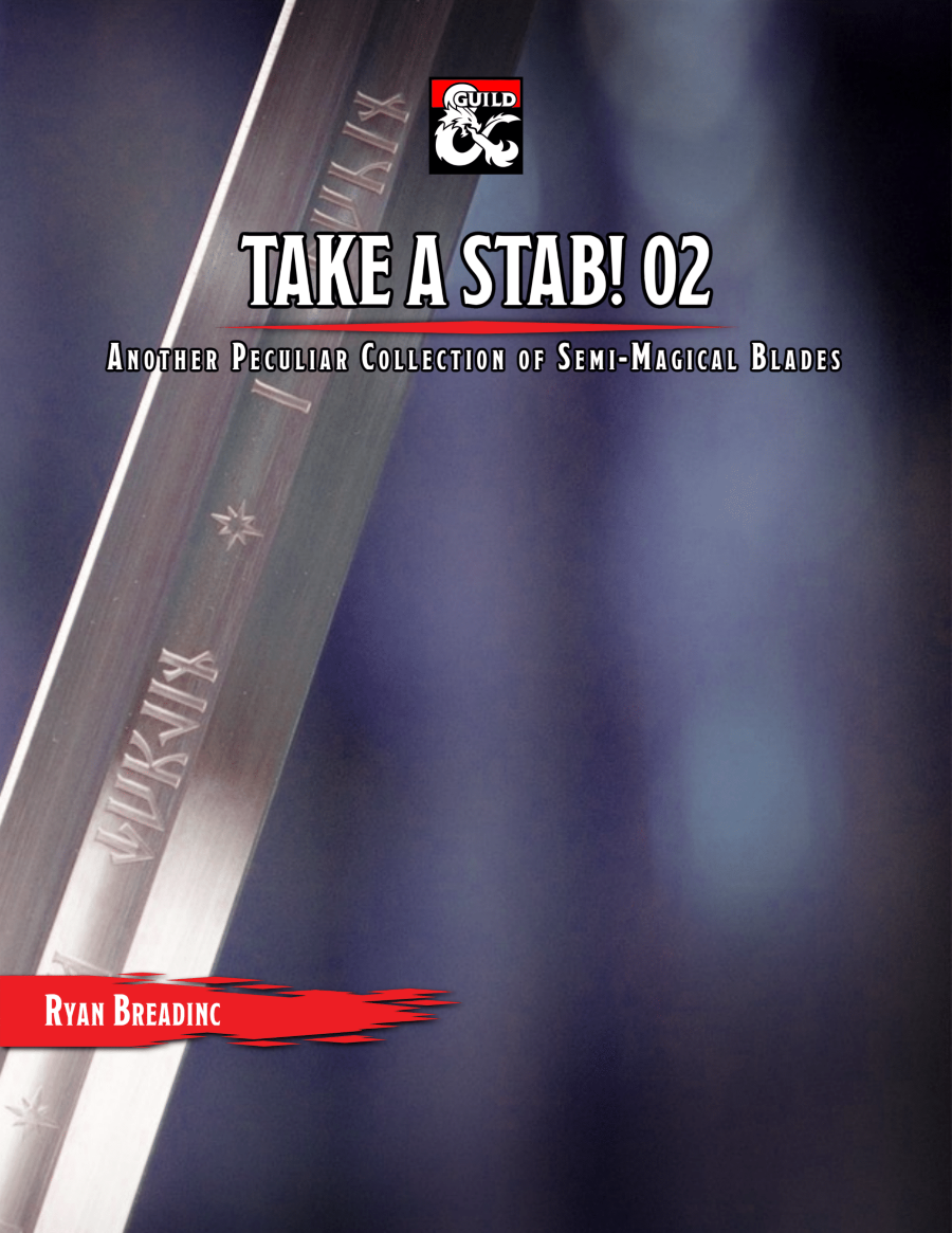 Take A Stab 02 | Homebrew Weapons Pack - Dungeon Masters Guild ...