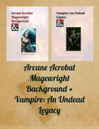 Arcane Acrobat Background + Vampire [BUNDLE]